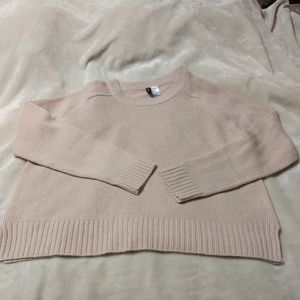 Divided size M blush pink sweater